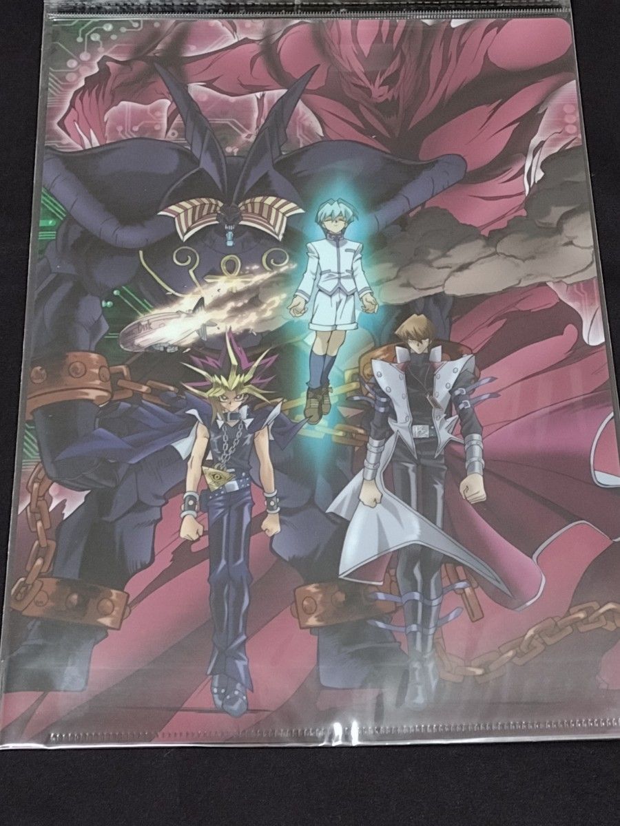 遊戯王 闇遊戯 海馬瀬人 海馬乃亜 クリアファイル 絶版 20th展限定商品