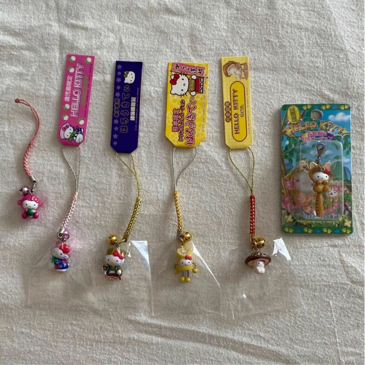 ハローキティ 根付け ご当地キティ サンリオ ストラップ 根付 ご当地