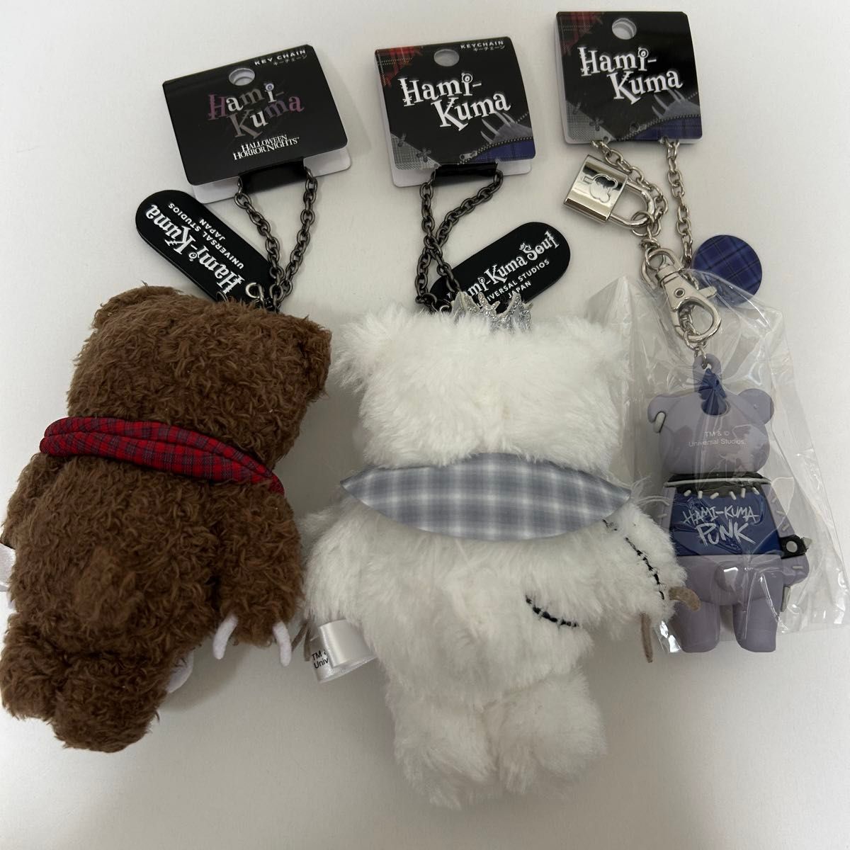 3点セット USJ ユニバ ハミクマソウル ハミクマパンク キーチェーン