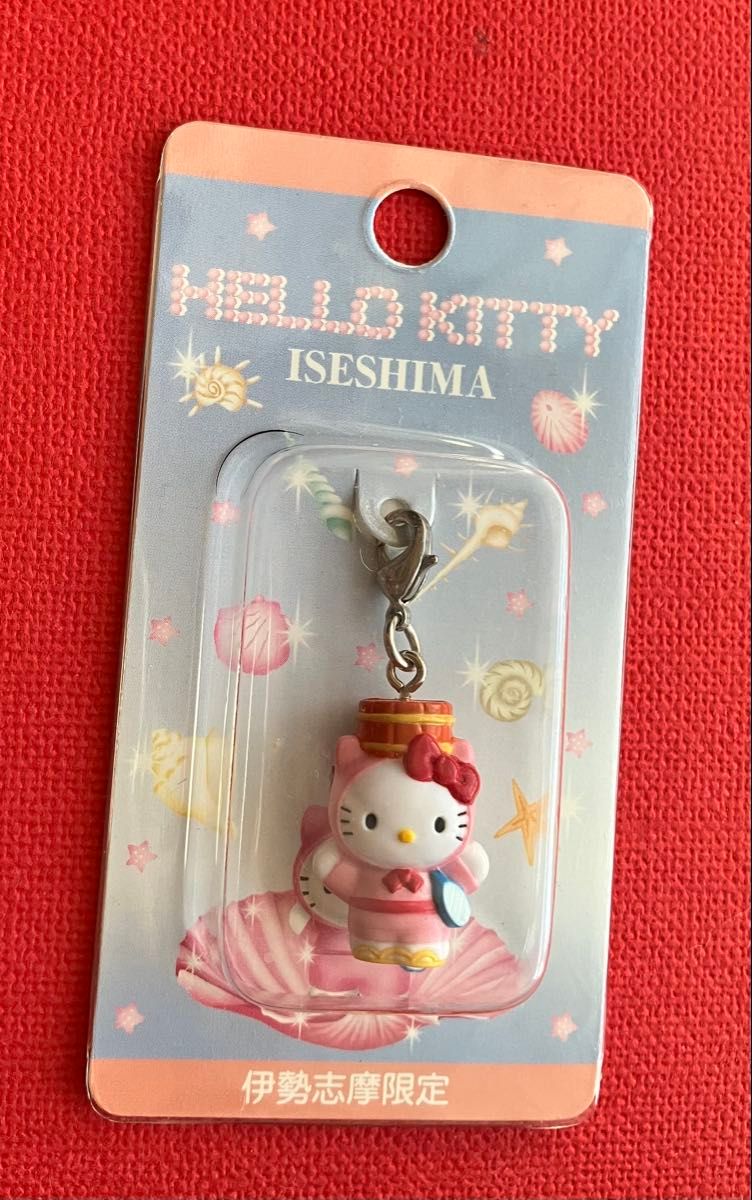 ハローキティ ご当地 三重 伊勢志摩 海人 ファスナーマスコット ご当地