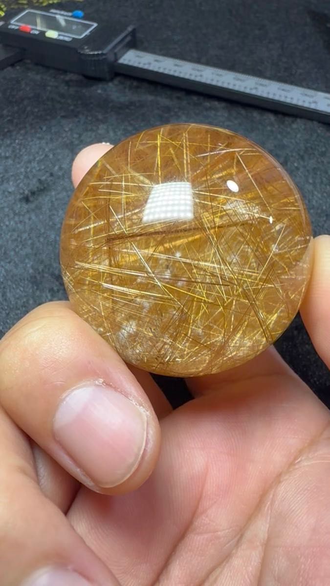 天然 アイリスクォーツ スフィア 丸玉 54mm ブラジル産 虹 全面