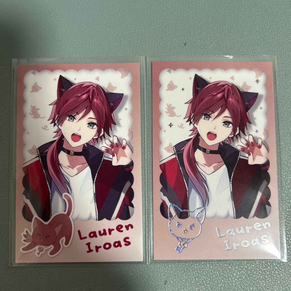 にじさんじ ローレン・イロアス わんにゃんdays チェキ風カード 2枚