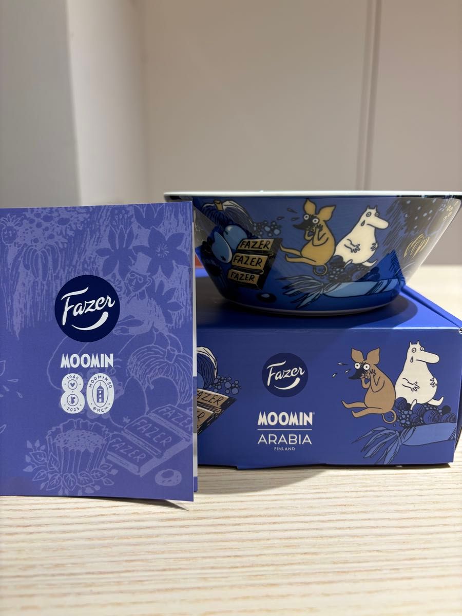 新品】アラビア ファッツェル Moomin ムーミン 80周年 限定 ボウル