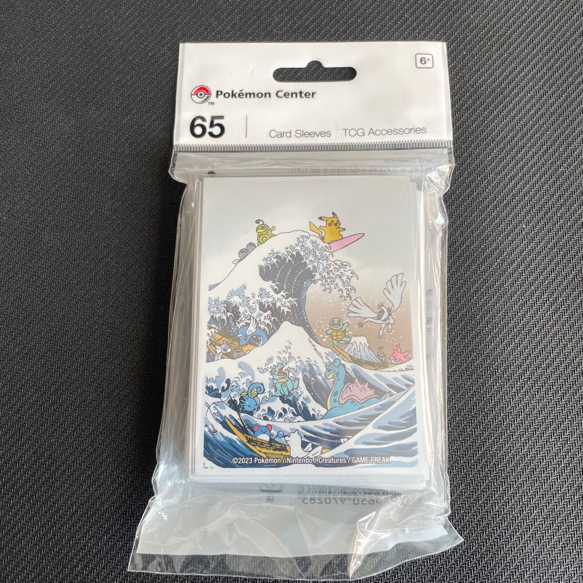 ポケモンカード ポケカ スリーブ デッキシールド 葛飾北斎 GREAT WAVE
