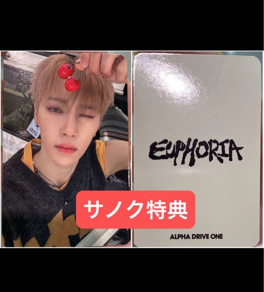 ALPHA DRIVE ONE ALD1 EUPHORIA サノク 特典 フォトカード トレカ
