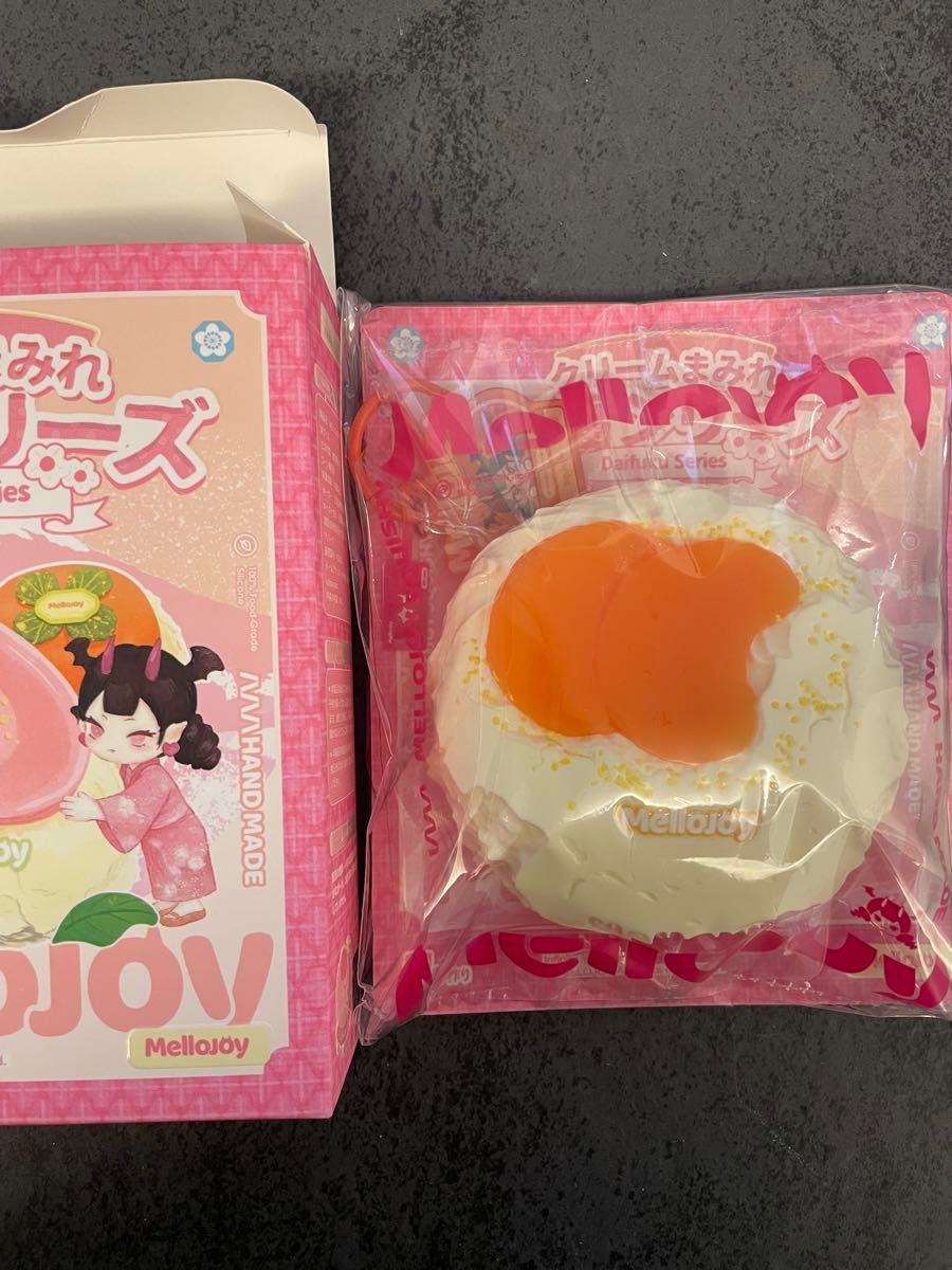 メロジョイ mellojoy スクイーズ 大福 シリーズ オレンジ みかん