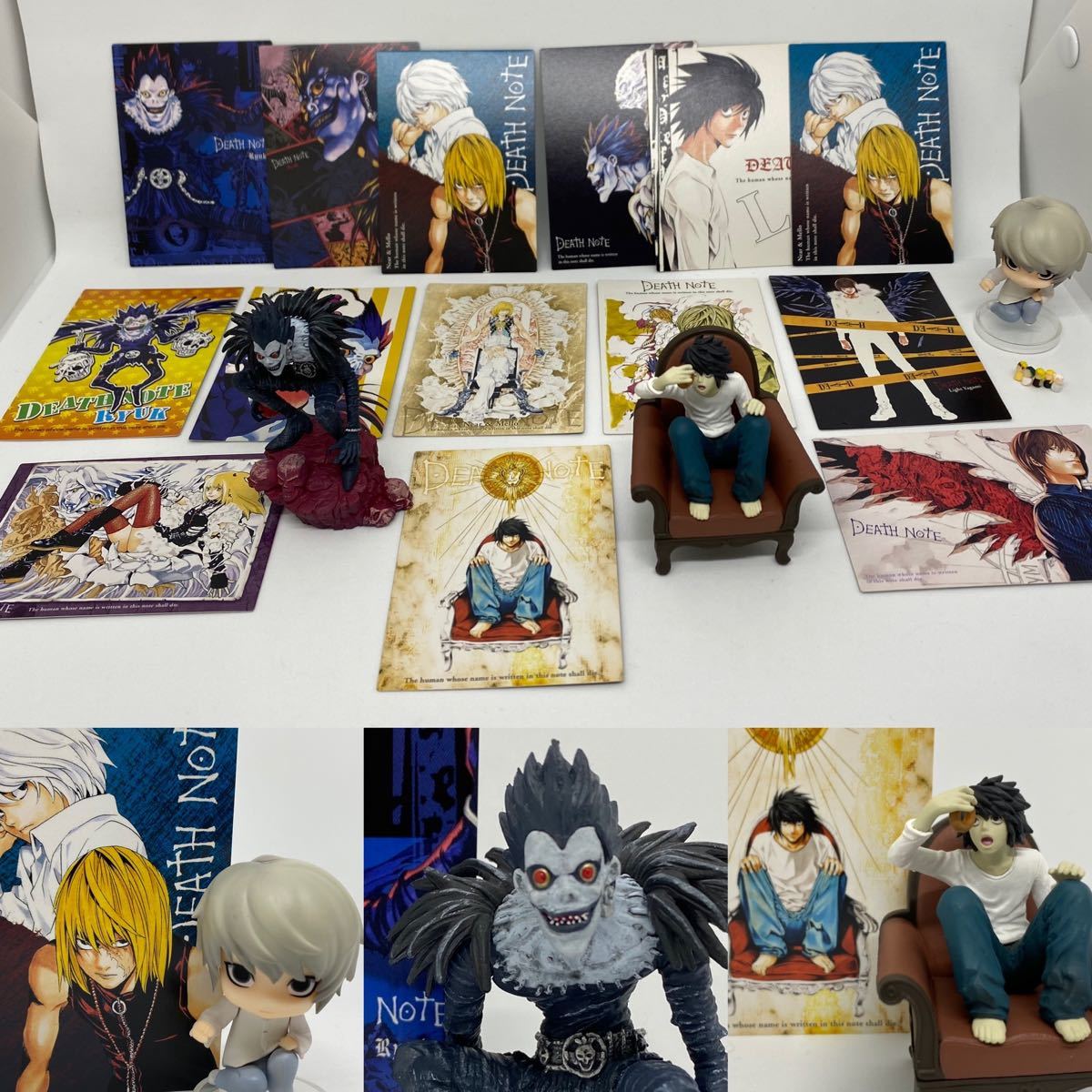 デスノート【美品】フィギュア トレカ 夜神月 L リューク セット