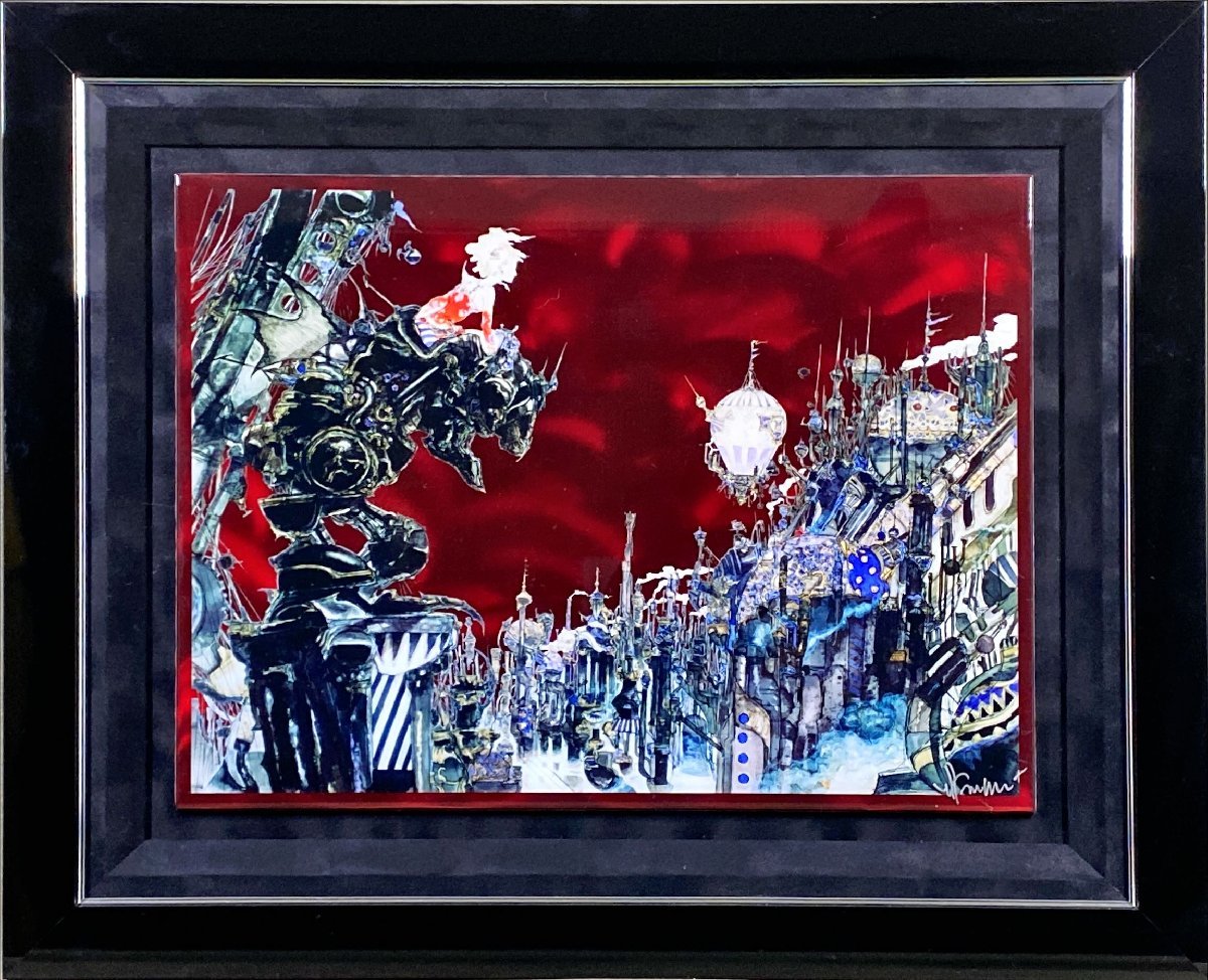 Yahoo!オークション - 天野喜孝 街METAL RED ミクスドメディア 人気作