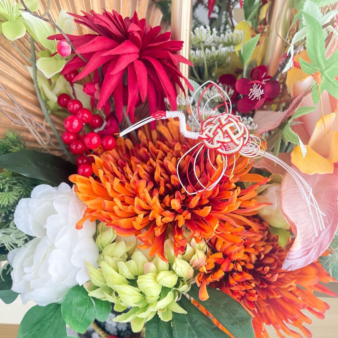 LL特大門松アレンジメント 雅な豪華お正月飾り 商業用門松 店舗用門松