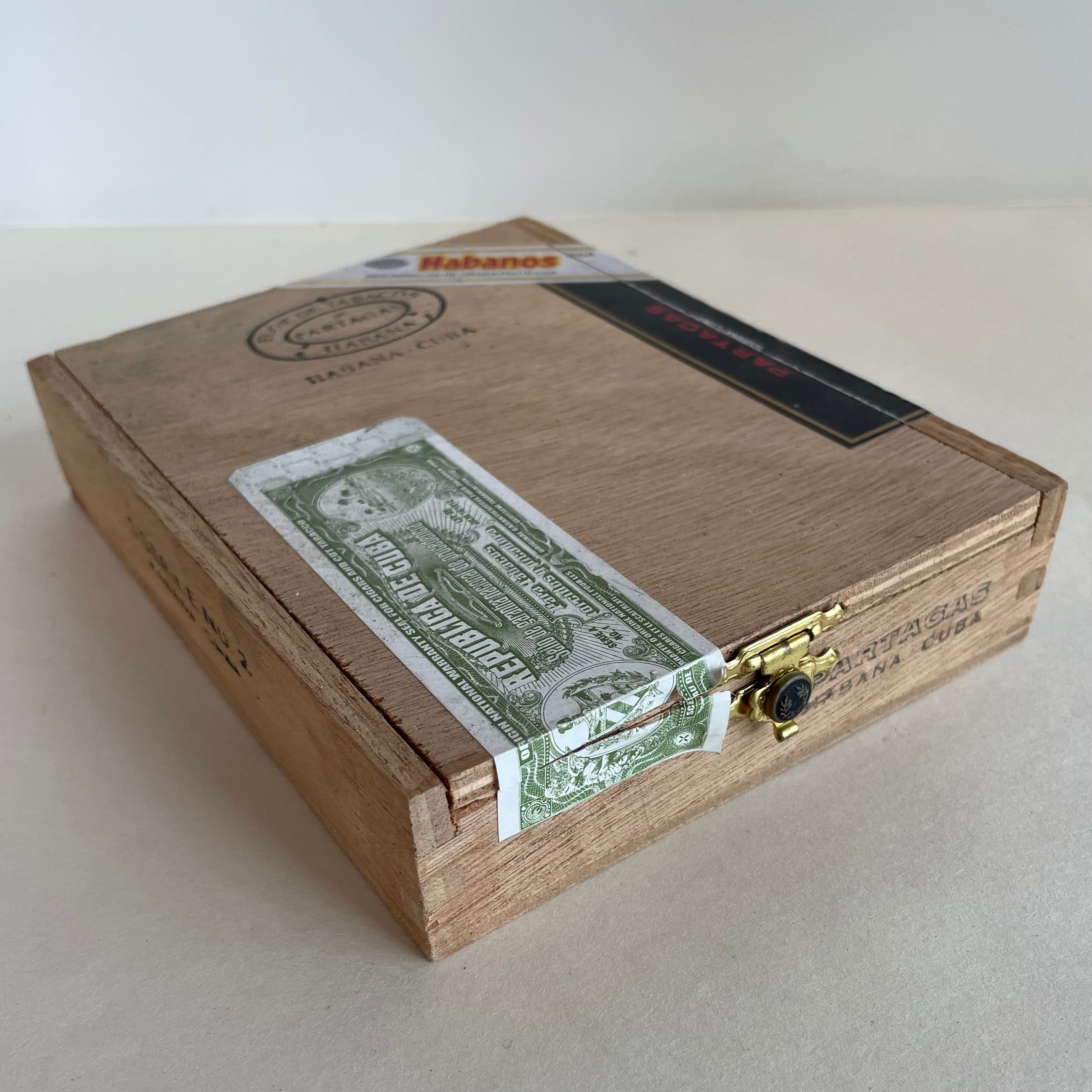 CUBA Vintage 葉巻箱 ボックス シガー ケース 木箱 空箱 Habana Cuba
