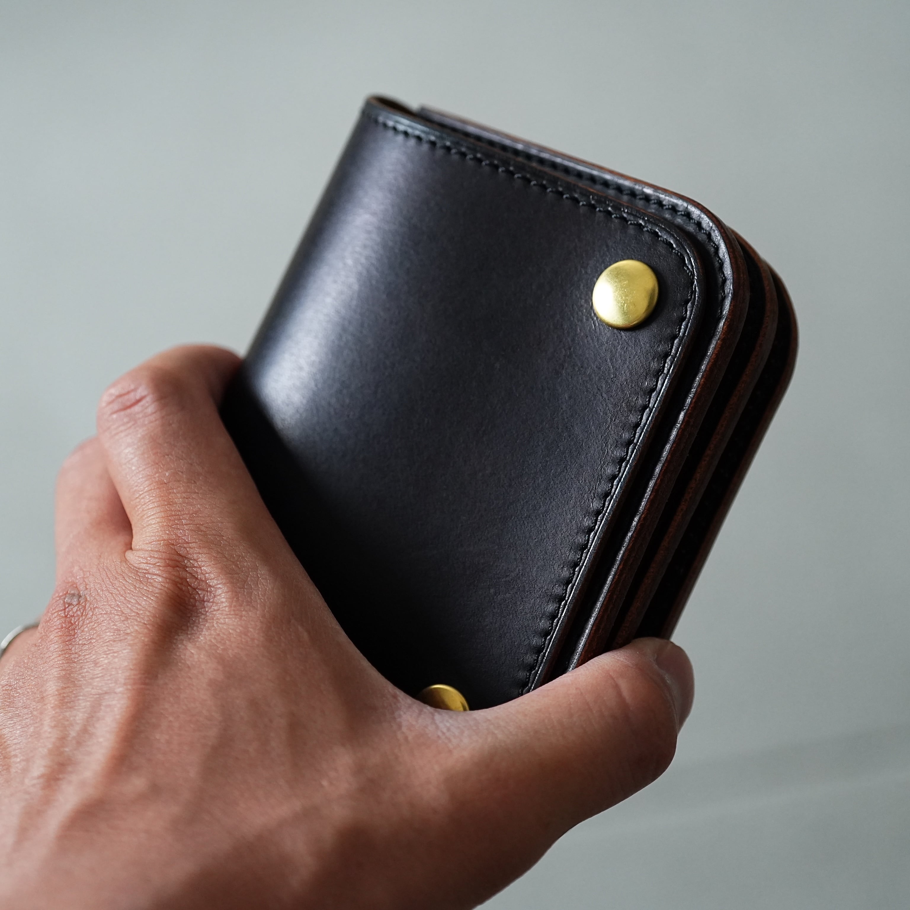 ショート トラッカーウォレット / Short Tracker Wallet < 茶芯