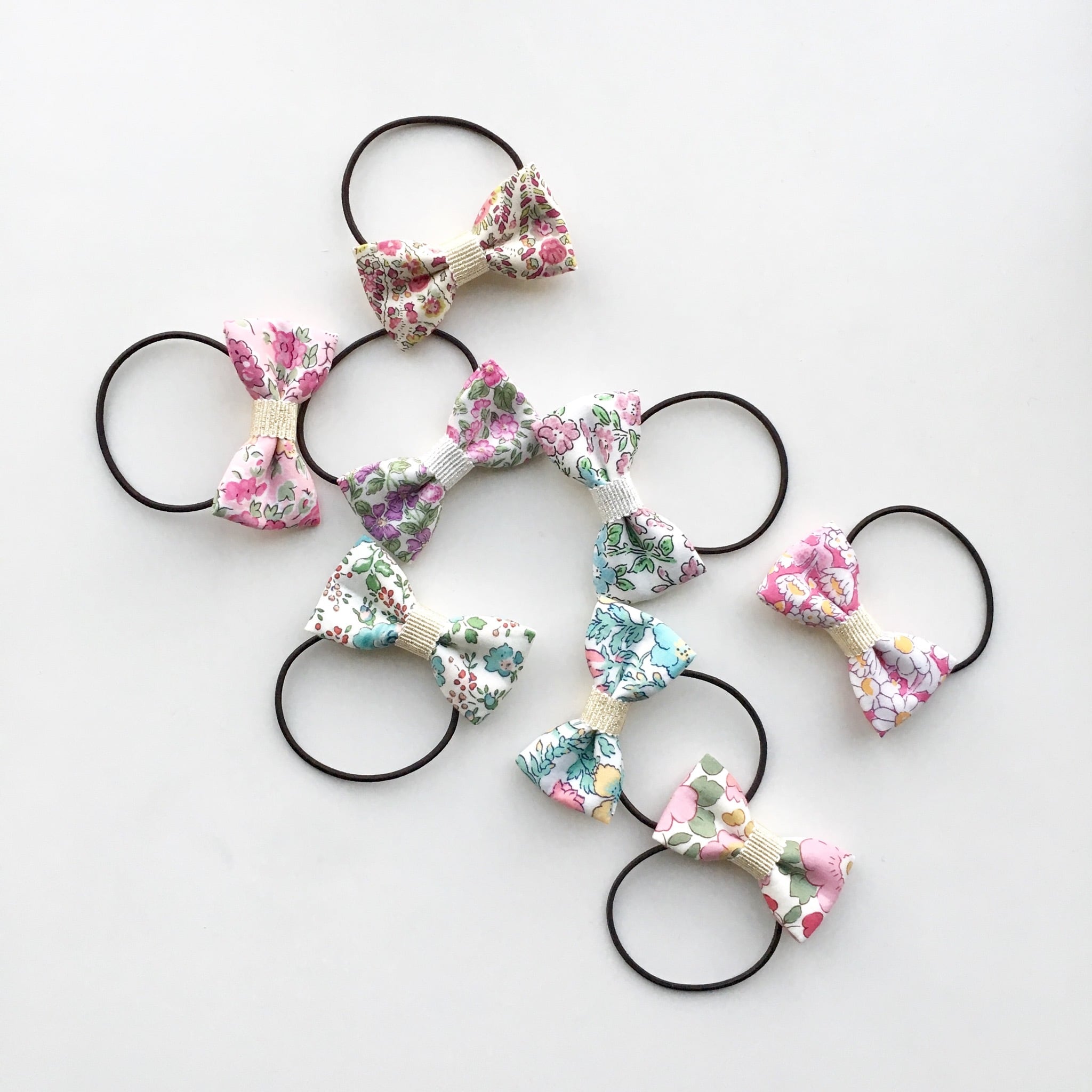 リバティ リボンのヘアゴム(Sサイズ) | avecmamere