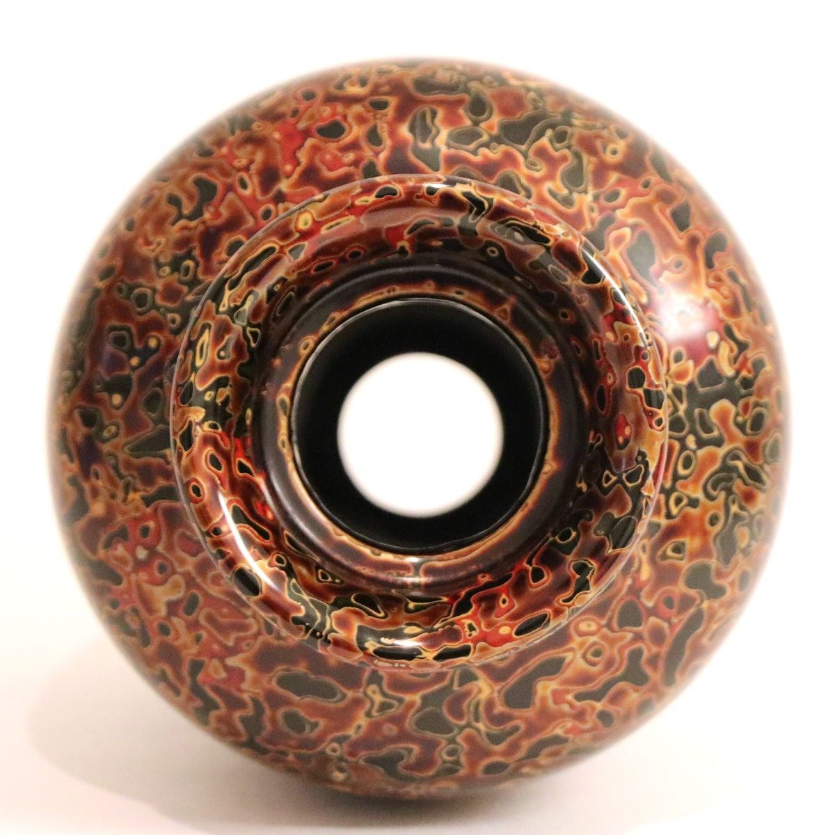 津軽塗（唐塗）バカ塗り・壺型花瓶・花器・No.200802-45・梱包サイズ60