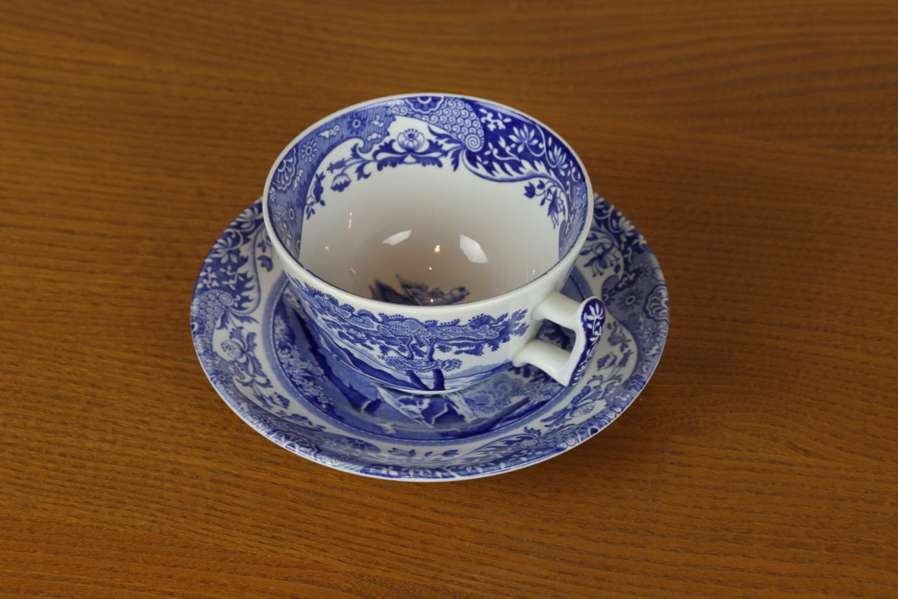 スポード ブルーイタリアン デュオ カップ イギリス SPODE