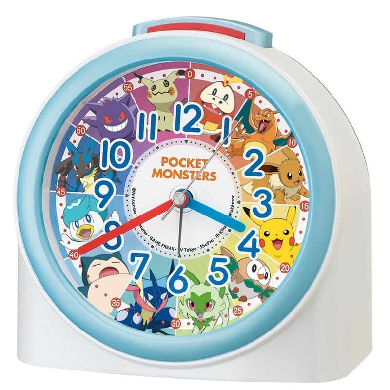 SEIKO セイコー CQ426W ポケットモンスター 目ざまし時計 知育時計