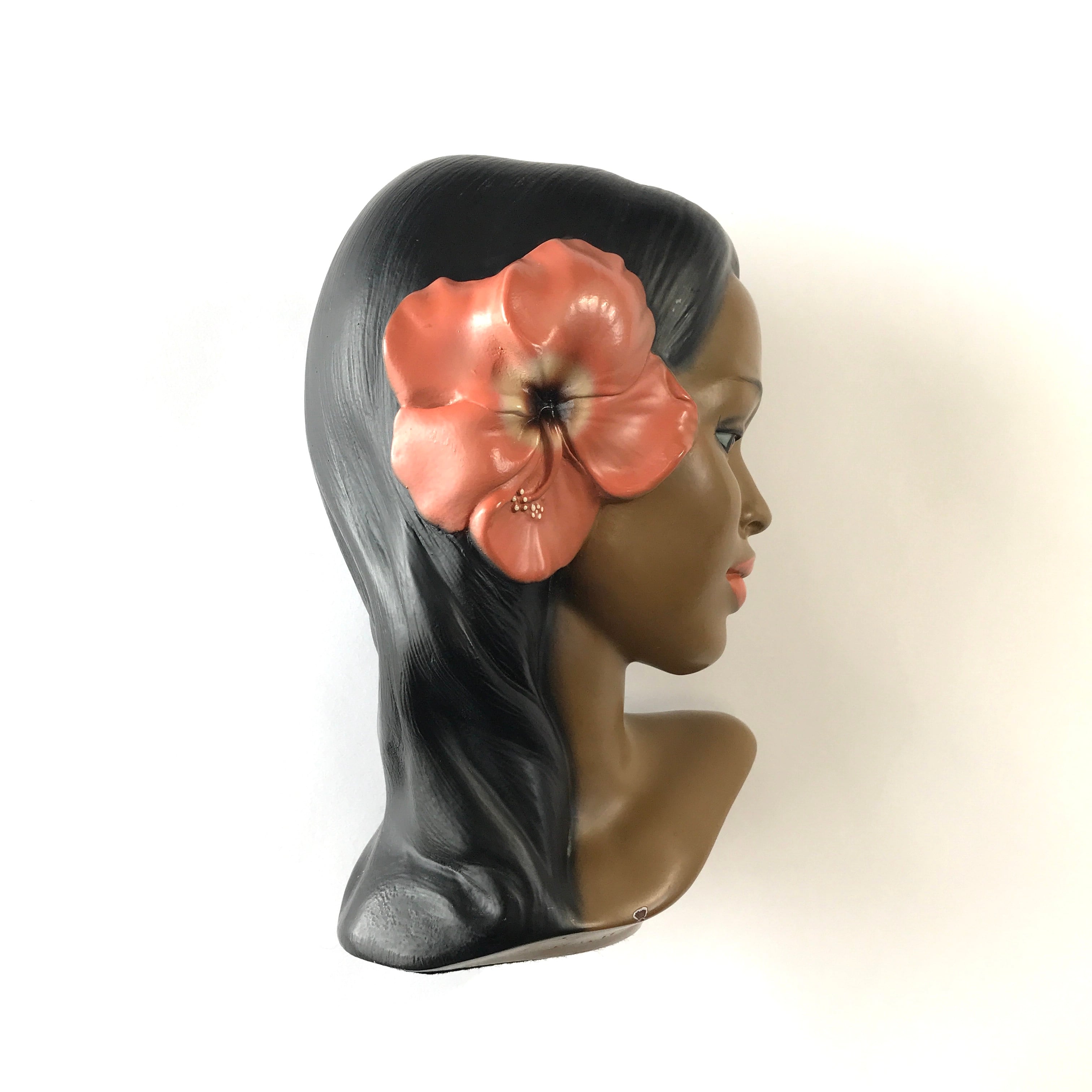 50's Marwal Hula Girl Bust / フラヘッド 001 | mountain okinawa