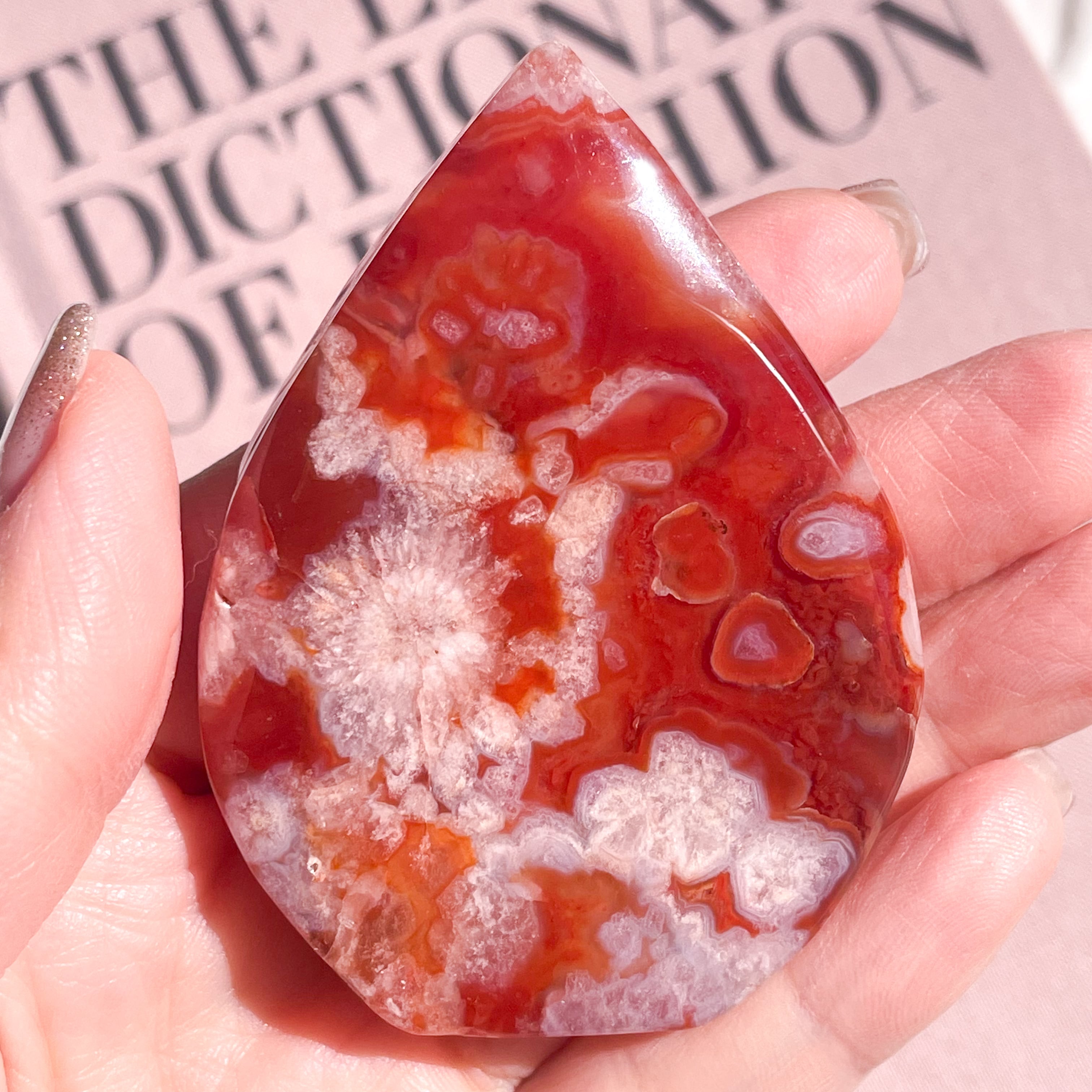 Red Flower Agate 1 ✧ レッドフラワーアゲート (桜瑪瑙) | FLUXY