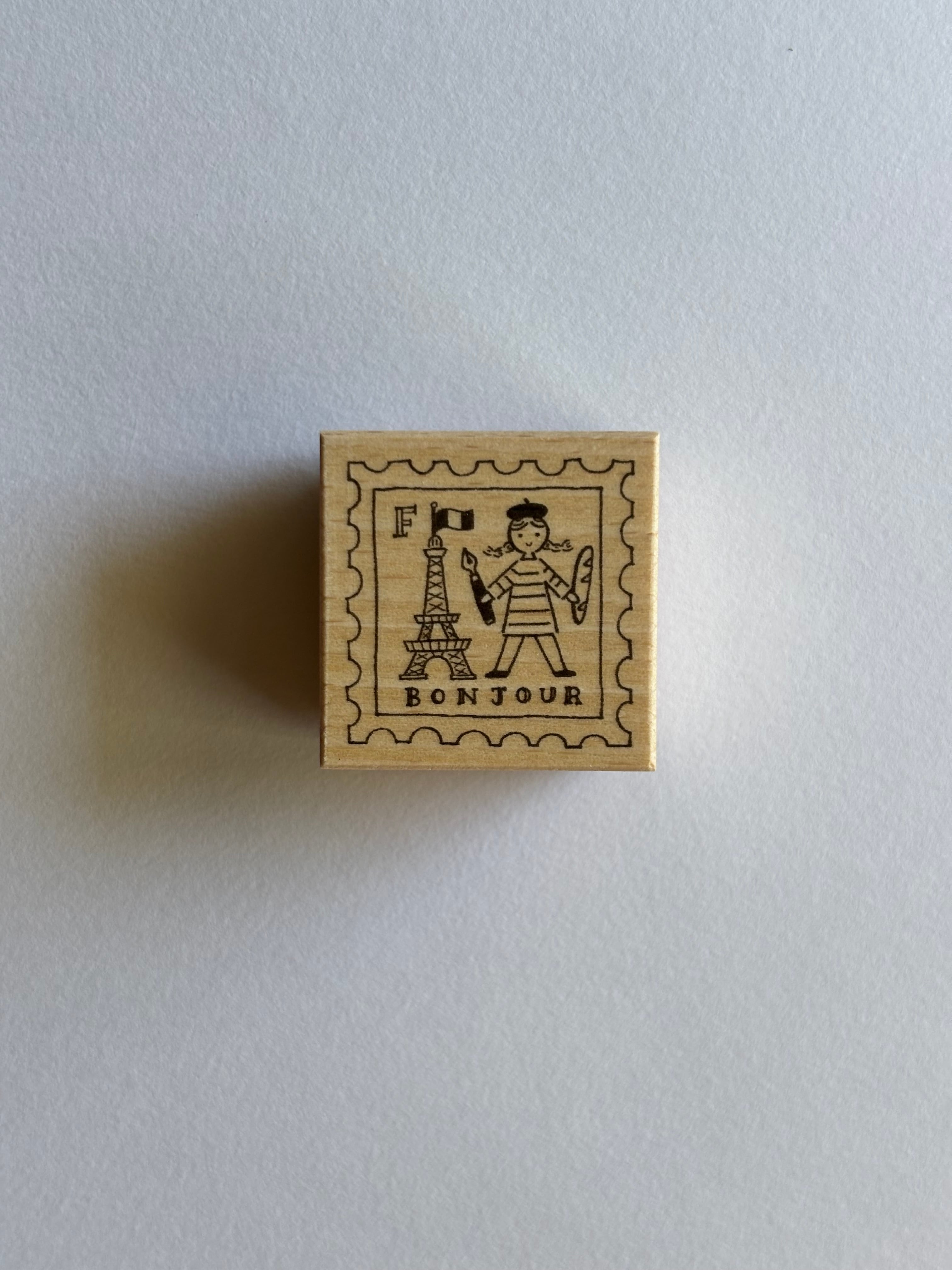 France 旅する切手スタンプ | Papier,crayon par Kayo Sugesawa