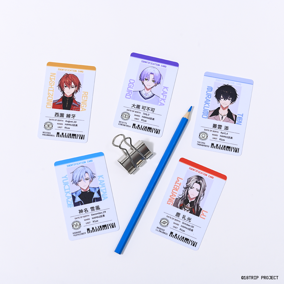 二次販売】社員証カード／神名 雪風(18TRIP presents “HAMAツアーズ