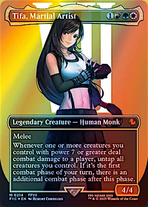 Final Fantasy Commander Decks Variants Foil: Tifa, Martial Artist