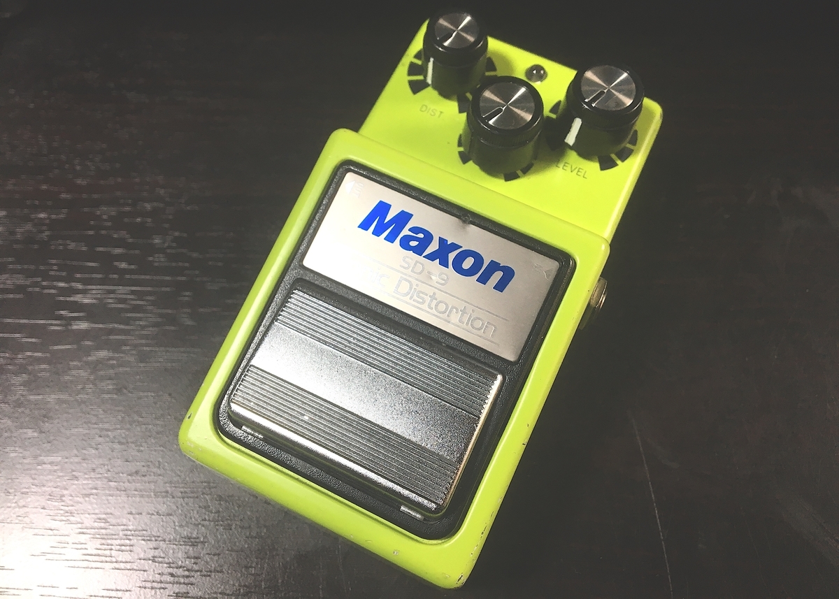 Maxon ''SD-9 Sonic Distortion'' - Nobuの日々のギターとか音楽ネタ
