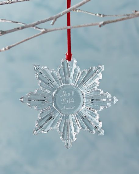 各年!】バカラクリスマスオーナメントBacarrat (Baccarat Crystal