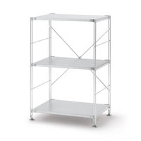 無印良品 ステンレスユニットシェルフ ステンレス棚セット ワイド 小