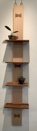 木製吊り棚（4段） | iichi 日々の暮らしを心地よくするハンドメイド