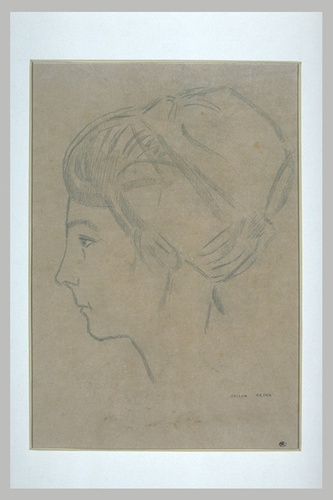 Portrait de Madame Redon - Odilon Redon | Musée d'Orsay
