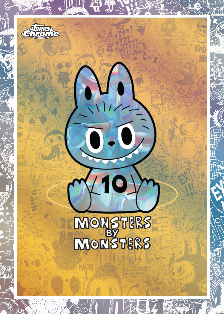 2025 Topps Labubu Chrome® 10th Anniversary - Hobby Box - Sealed Case