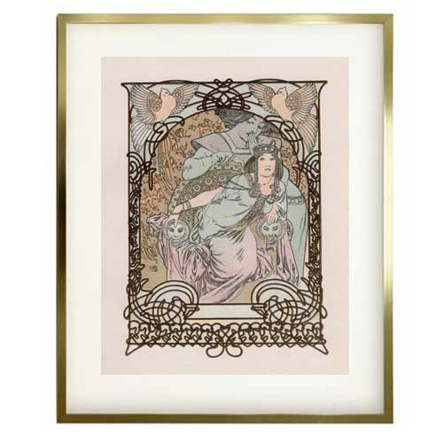 アルフォンス・ミュシャ ≪黄道十二宮≫ 1896年 ｜絵画・リトグラフ版画