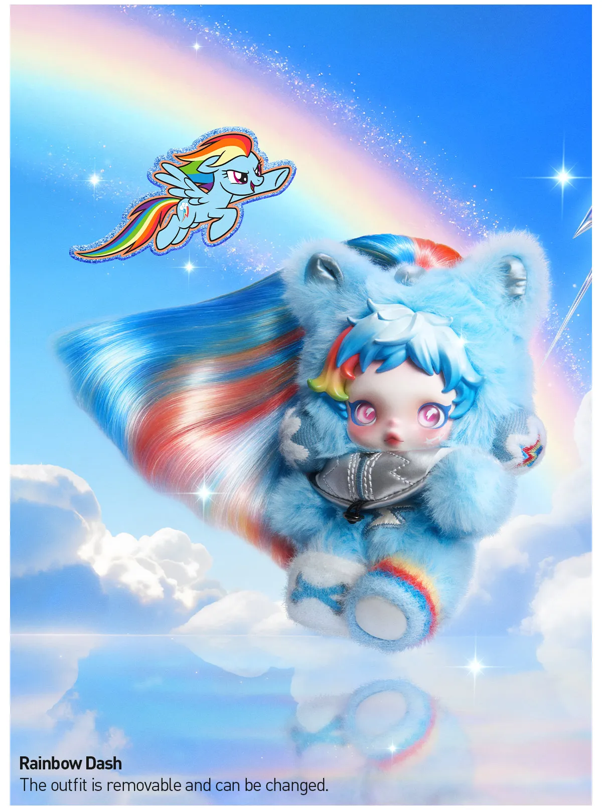 SKULLPANDA × My Little Pony Series Plush Blind Box – WHOOPEA