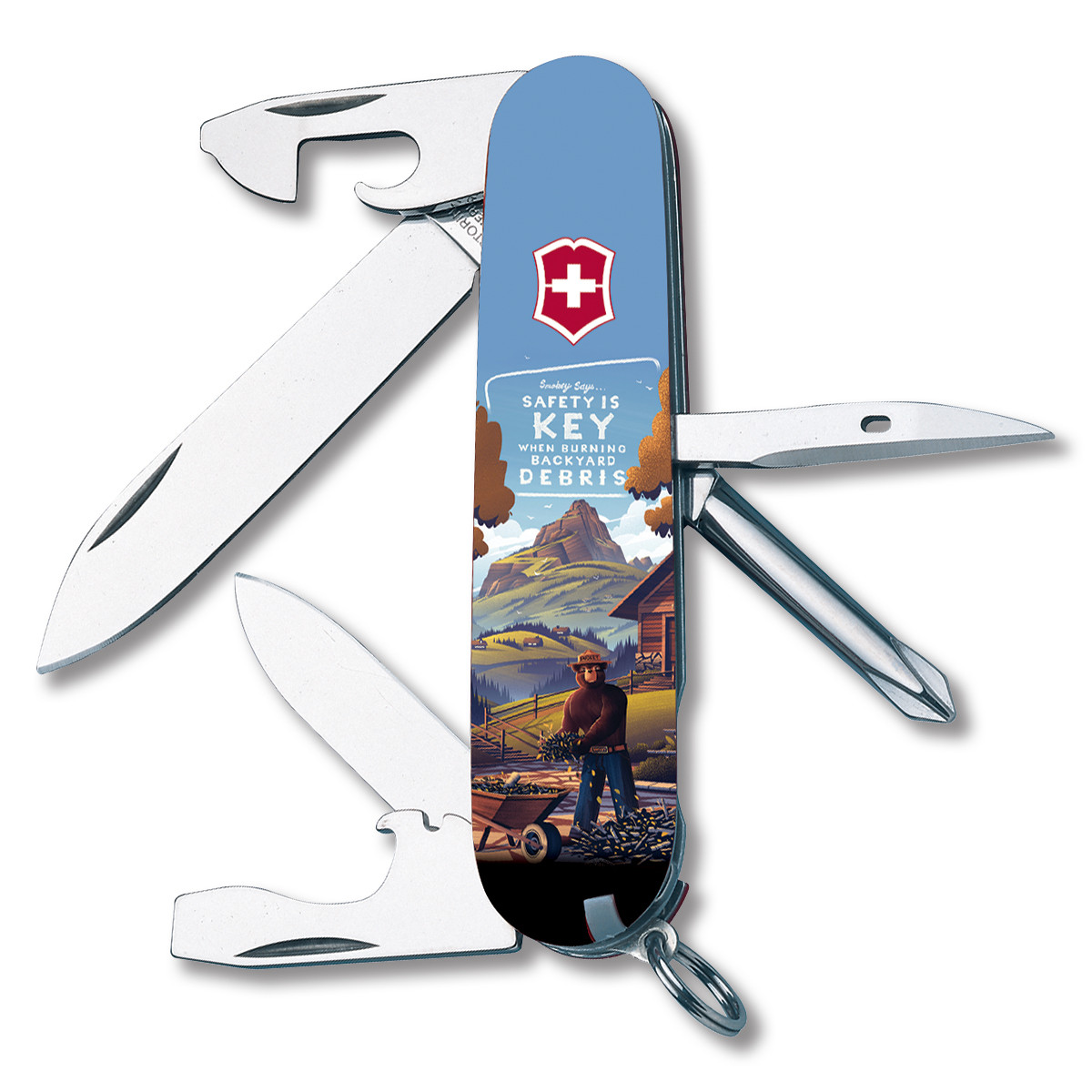 Victorinox Tinker Swiss Army Knife Smokey the Bear Safety Is Key