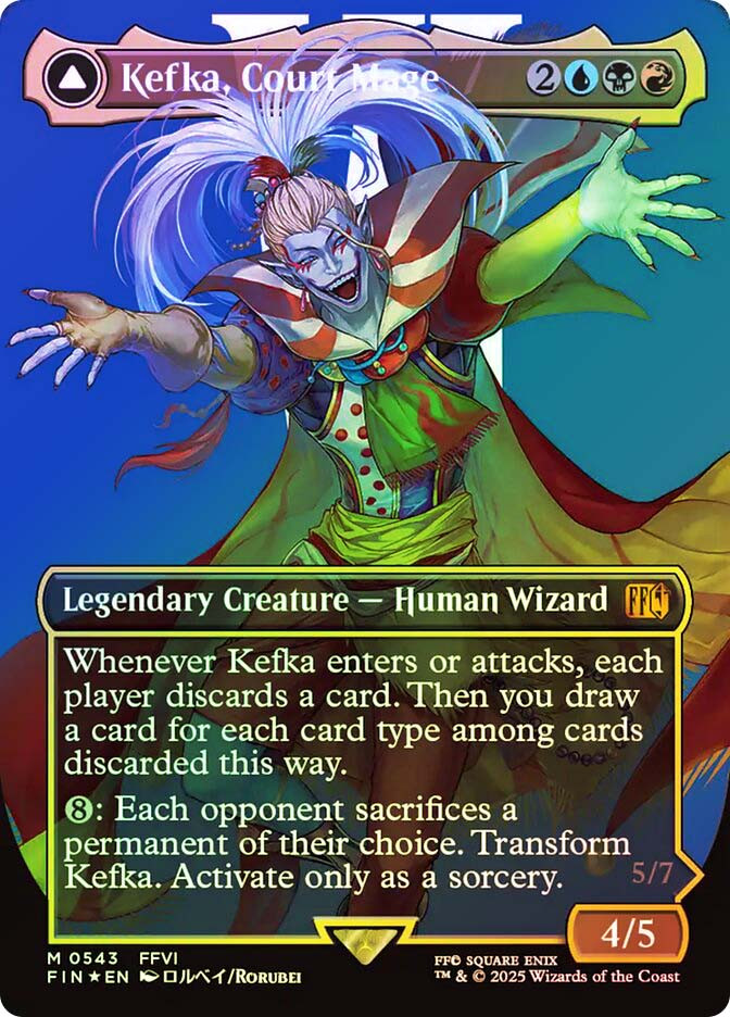 Kefka, Court Mage // Kefka, Ruler of Ruin | FINAL FANTASY | Star