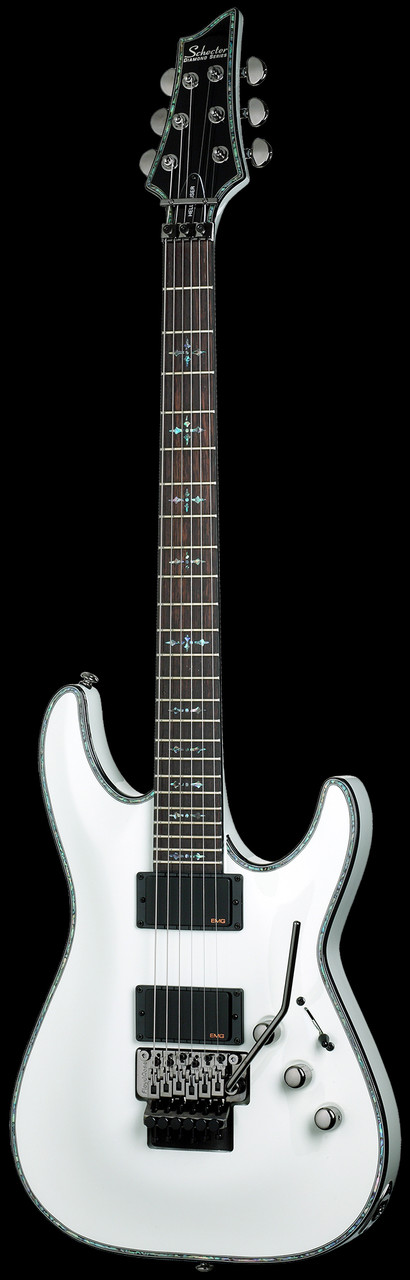 Schecter Hellraiser C-1 FR Electric Guitar Gloss White - Guitar