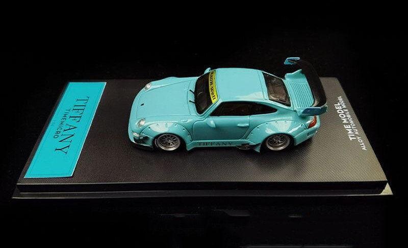 1/64 Time Model Porsche 911 993 RWB (Tiffany Blue) Diecast Car
