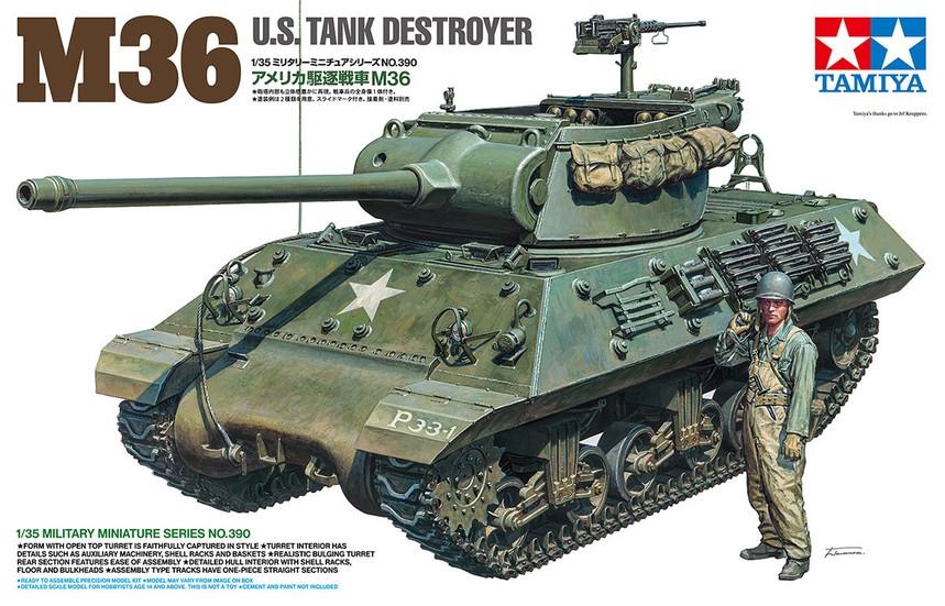 1/35 Tamiya M36 Jackson US Tank Destroyer Plastic Model Kit