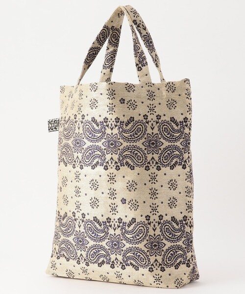 セール】Bindu/ビンドゥー Vintage Bandana Jacquard Tote Bag