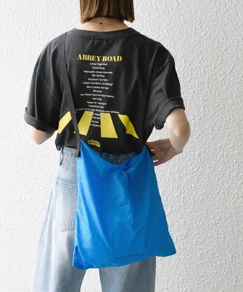 セール】SHIPS any: パッカブル ショルダー トート エコバッグ（エコ