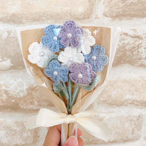 花束 花 毛糸 プレゼント 枯れない花 かぎ編み あみぐるみ 結婚式 誕生