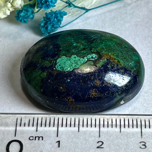 アズロマラカイト✨ マラカイト アズライト 原石 ルース タンブル