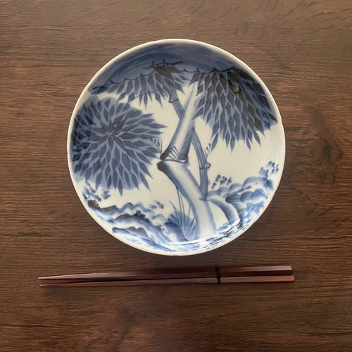 古伊万里染付5枚皿 大皿 antique art nozomi 通販 18214478｜Creema