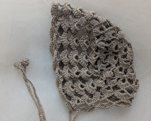 mmother.ddaughter / かぎ編み 帽子 クロシェ ボンネット ビーニー