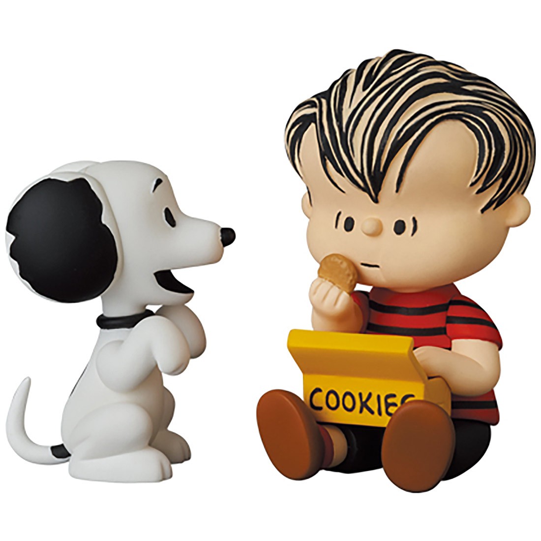 Medicom UDF Peanuts Series 12 50's Snoopy And Linus Figure red