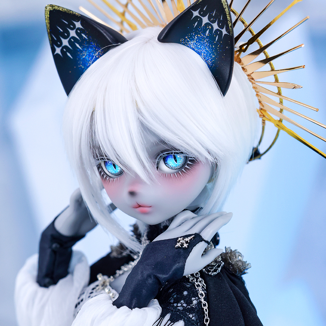 家具】縦置き棺桶（40cm用：黒紅）（MiniDD）｜DOLK（ドルク）