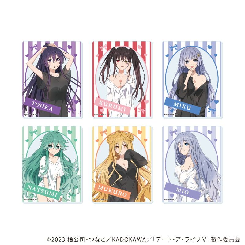 缶バッジ「デート・ア・ライブⅤ」01/コンプリートセット(全6種)(描き