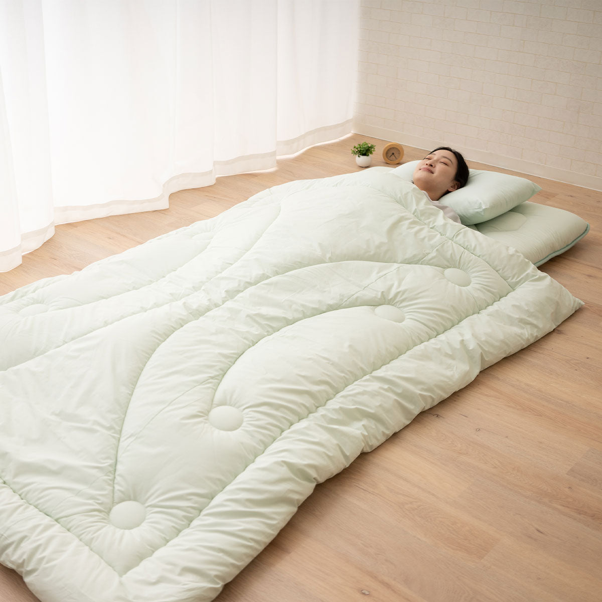 日本製 抗菌・防臭・防ダニ 布団3点セット 「カイザー2」 シングル