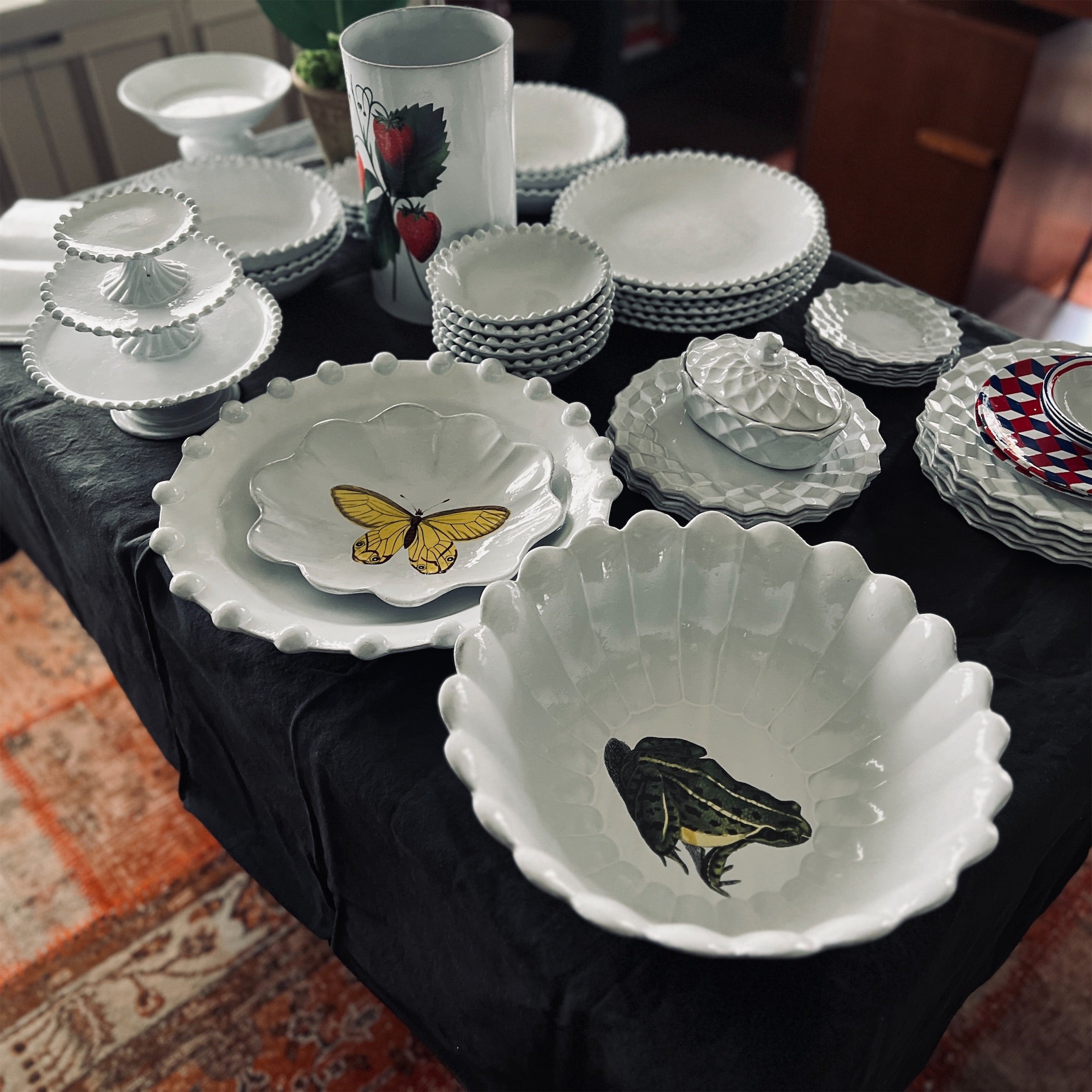Astier de Villatte】Sitting Frog ラージサラダボウル | フィール