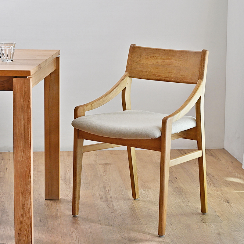 C390XP チーク材 ダイニングチェア | 【SR-net】Sunflower Rattanの卸