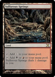 Foil】《硫黄泉/Sulfurous Springs》[7ED] 土地R | 日本最大級 MTG通販